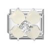 Shiny Colorful Crystal Butterfly Bow Knot Heart Italian Charm Links Fit 9mm Stainless Steel Bracelet Women Y2K DIY Making Gift