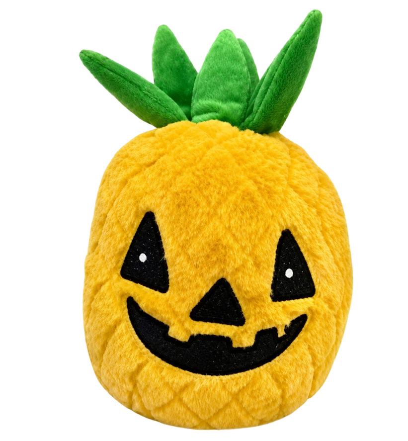 25CM Summer Halloween Pineapple Plush Toy Soft Stuffed Doll Kawaii Fruit Monster Collectible Gift For Kids Fans