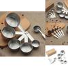 Stylish And Durable Stainless Steel Measuring Cups And Spoons Set For Precision Cooking
