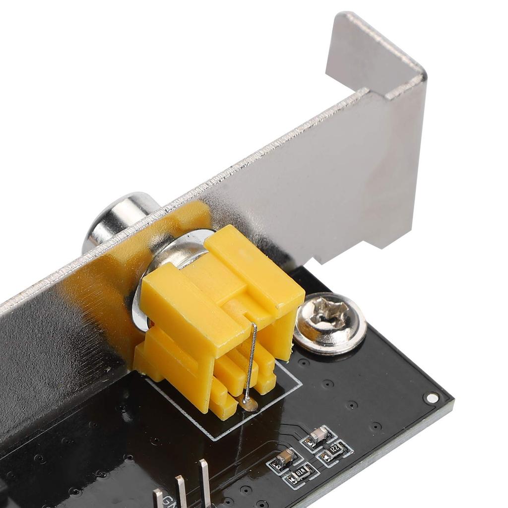 SPDIF Optical To RCA Out Backplate Cable Dual Port PC Digital Audio Adapter Audio DAC Wanderer 24bit/192kHz Optical/Coaxial