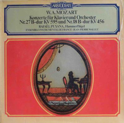LP Record WOLFGANG AMADEUS MOZART / ENSEMBLE  - Concerti N. 27 K.595 E N. 18 K.456  EA27009 Aristocrate 1976 Germany Classical Used