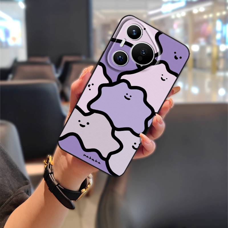Silicone Soft case Phone Case For Huawei P70 Pro/Pura 70 Pro+ Protective Anti-knock Dirt-resistant Full wrap Cartoon TPU