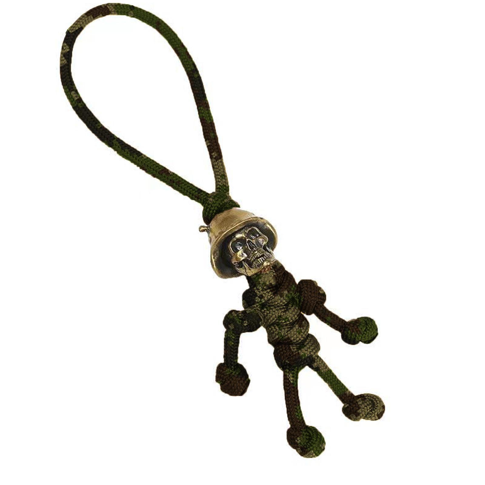 

Череп Ключ-Скелет Забавный Новинка Брелок Автомобиль Байкер Подвесная Игрушка Веревка Сумка Кулон Бадди Брелок N4C8 Camo-One-size