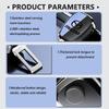 Car Seatbelt Clip Extender Belt Buckle Plug Adjustable Extention For Mazda 2 3 5 6 Axela Atenza Speed 6 CX3 CX4 CX5 CX7 CX8 CX9