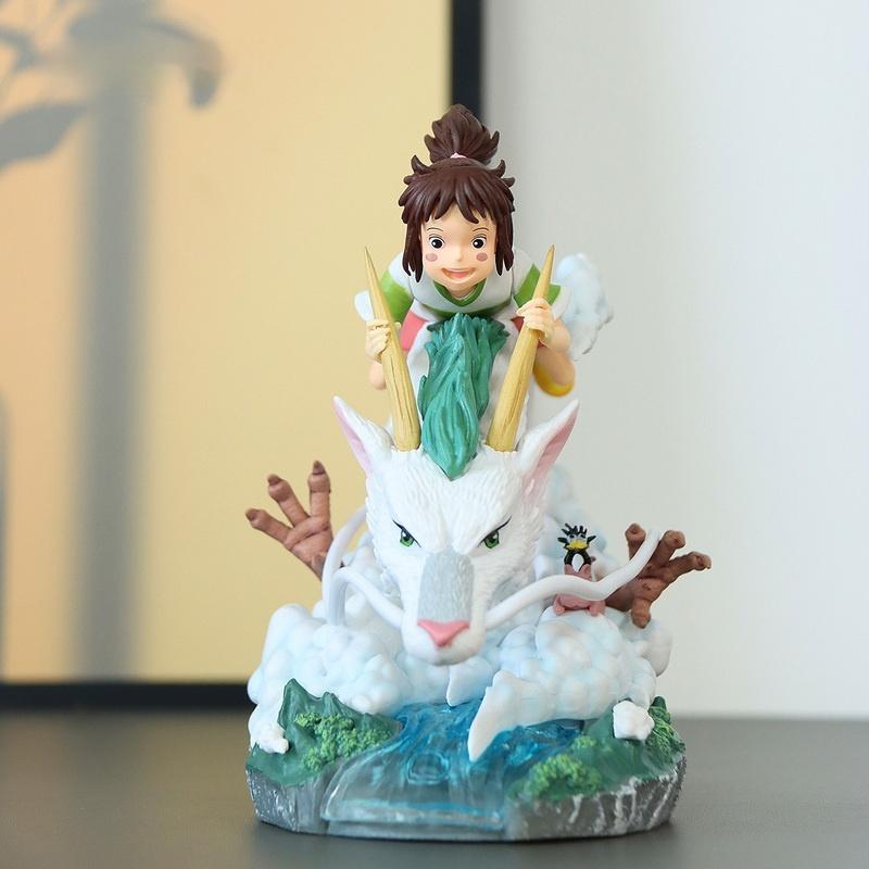 Neue Cartoon Anime Figur Ogino Chihiro und Nigihayami Kohakunushi Actionfiguren PVC Action Modell Puppe Sammlerstück Spielzeug Geschenk