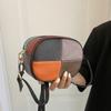 Luxury Genuine Leather Scraps Small Women's Messenger Tote Sac Fashion Leather Cow Ladies Shoulder Crossbody Bag