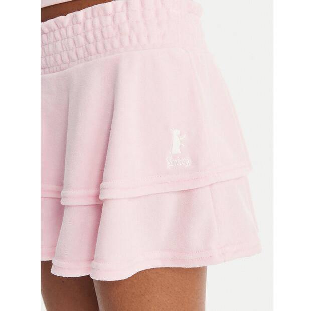 Juicy Couture Smocked Terry Mini Skirt