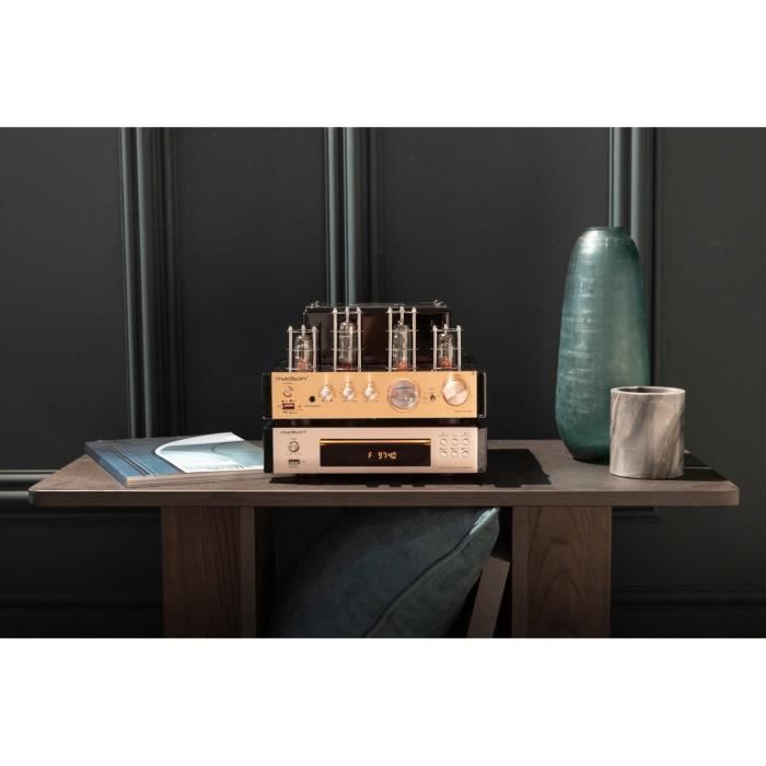 Röhren-Stereoverstärker MADISON MAD-TA10BT 2x25W RMS mit Eingängen CD, DVD, LINE, USB und Bluetooth 2.1+EDR