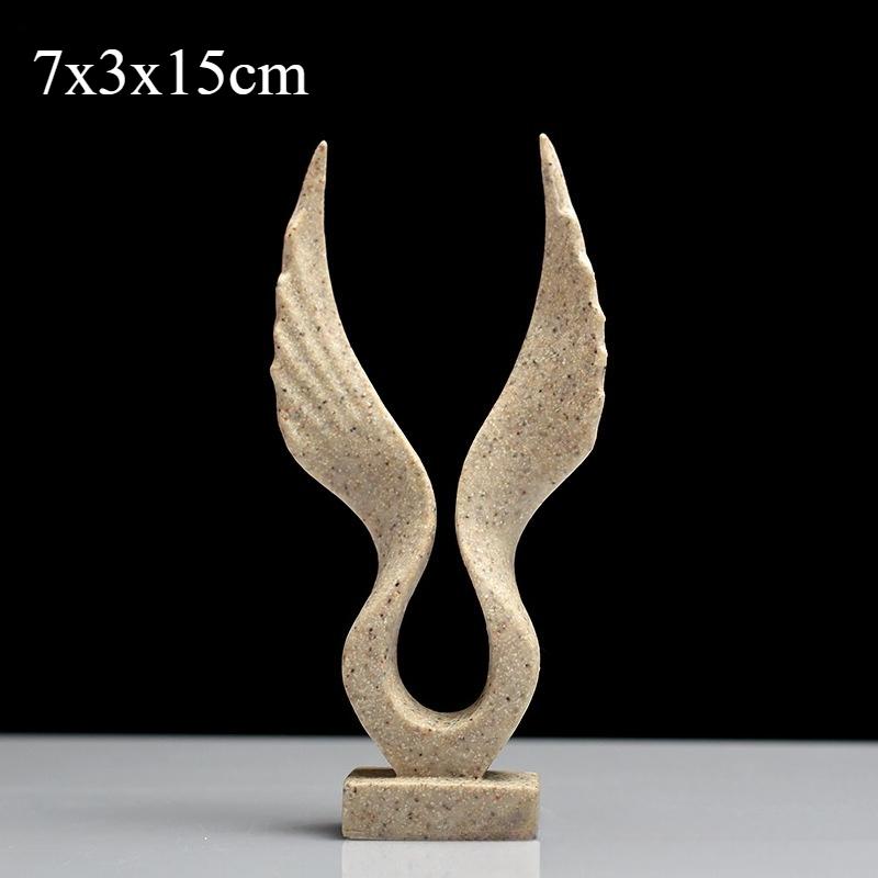 

Европейская статуя орла/крыла ангела, скульптура, фигурка из смолы Dapeng, распространяющаяся коллекция, миниатюрная для ТВ-шкафа, украшение дома