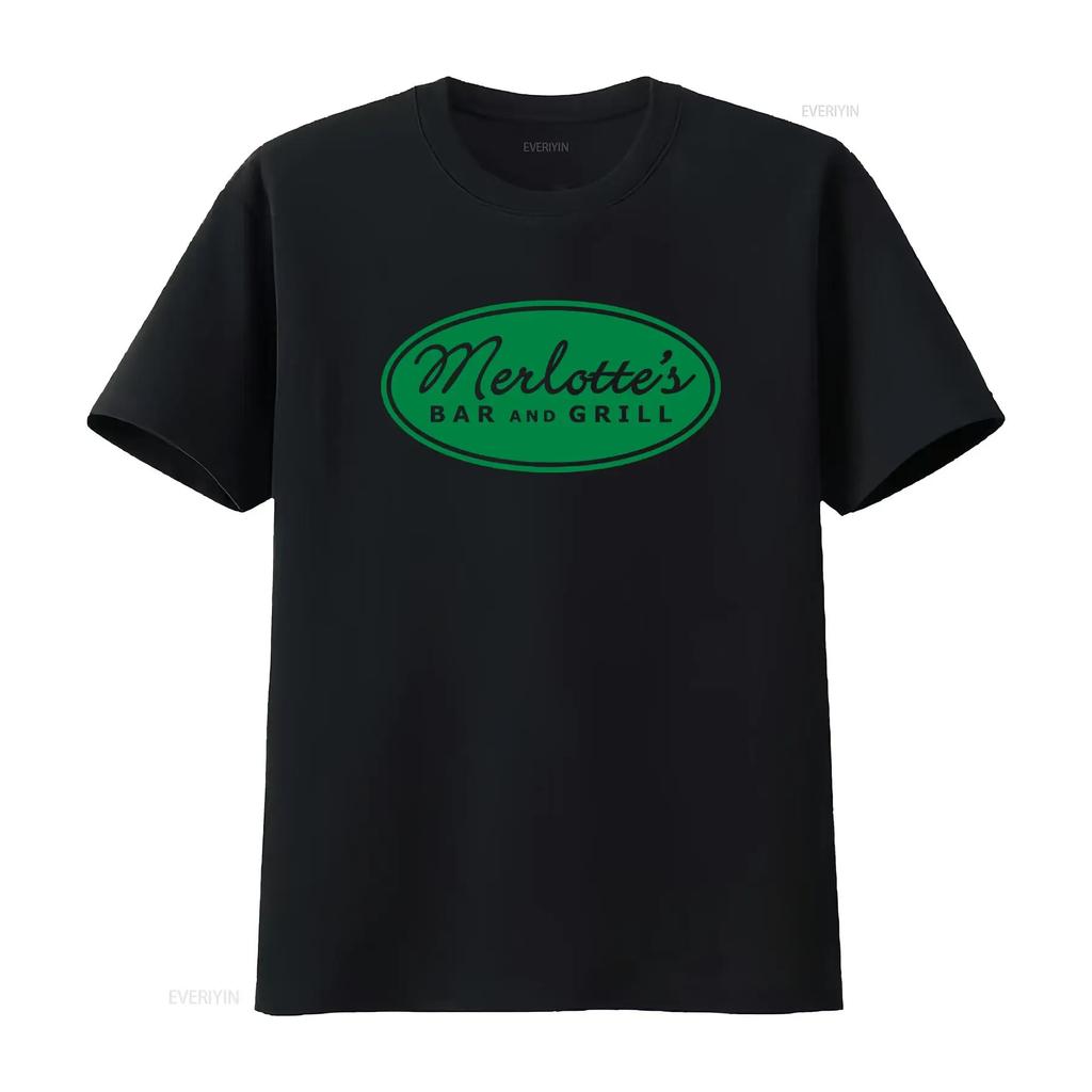 Juniorské tričko True Blood TV Show Series Merlottes Bar and Grill Print Bílé Cosplay Vintage Vyprané Streetwear Strečové