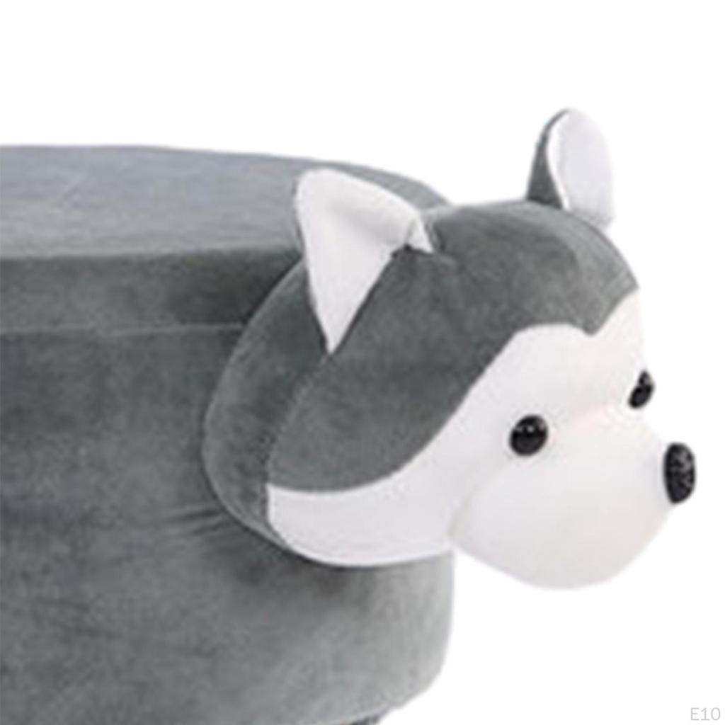 Foot Rest Stool Decorative Stable Mute Bottom Pads Ottoman Round Footstool for