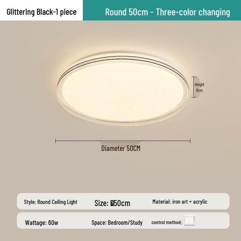 High Brightness Living Room Ceiling Light – Luxury Full Spectrum Eye Protection for Home Decor