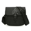 Stilvolle Trapstar Unisex Schulter-Crossbody-Tasche mit reflektierender schwarzer Farbe, perfekt für lässiges Reisen und Charaktere)