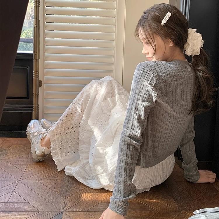 [Su Yinyin] The new color is here~ The inner height of the crescent moon is increased, lace pearl casual moral training shoes for women, Forrest Gump 