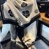 New Classic High End Camellia Scarf for Women Warm Student Decorative Gift Shawl Versatile