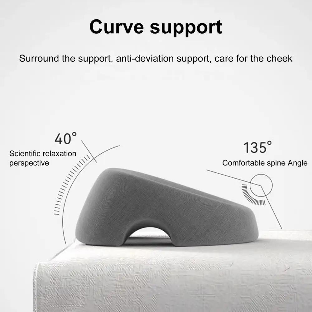 1pc Soft O-Shaped Facial Massage Pillow Polyurethane Filling Removable Washable Cover Neck Shoulder Back Relief for Home Salon