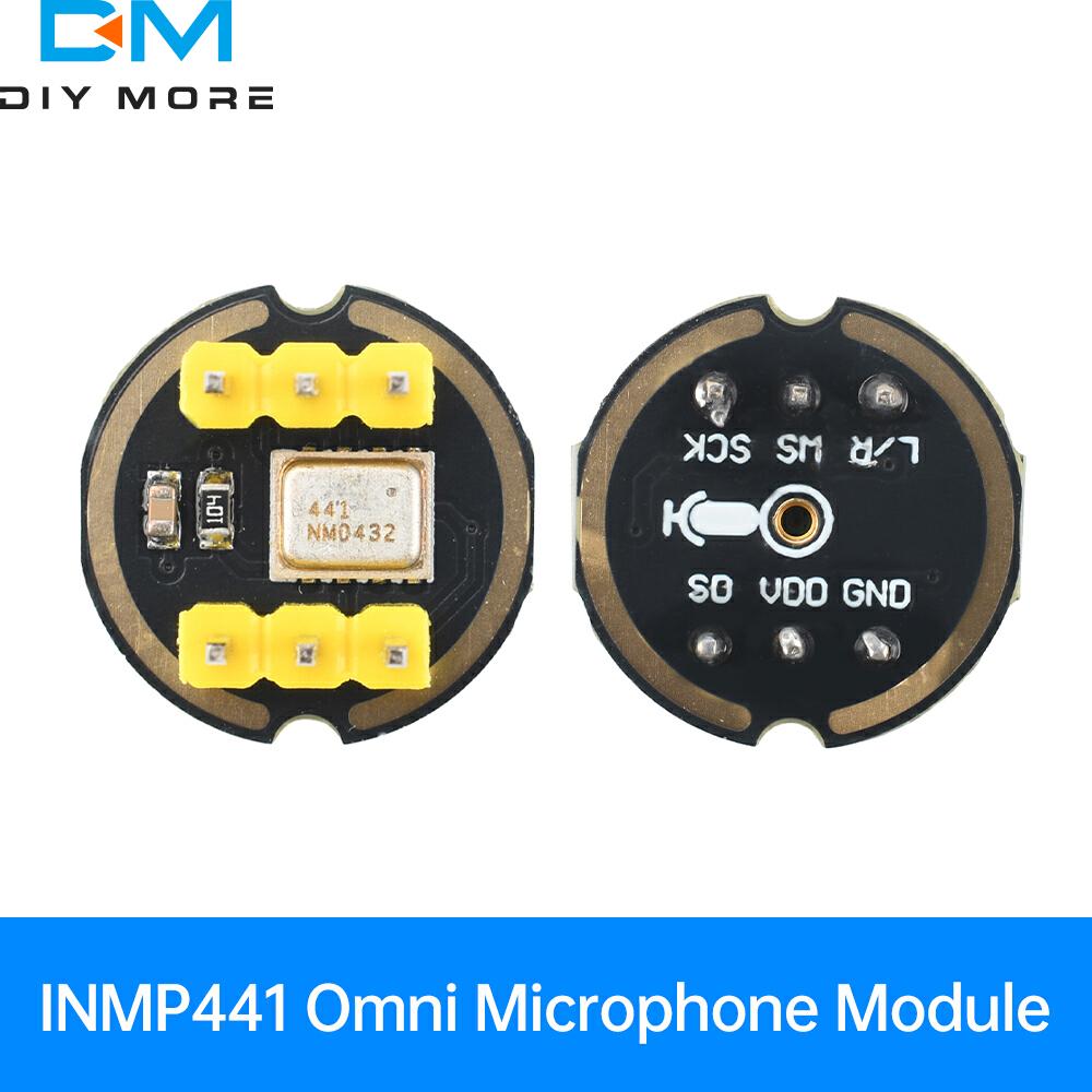 MH-ET LIVE Omnidirectional Microphone Module I2S Interface INMP441 MEMS Low Power Ultra Small Volume for ESP32 ESP-32