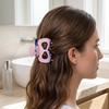Yousheng Hair Claw Bow Shape Anti-slip Teeth Back Head Hair Clip Multiple Colors Available Versatile Hair