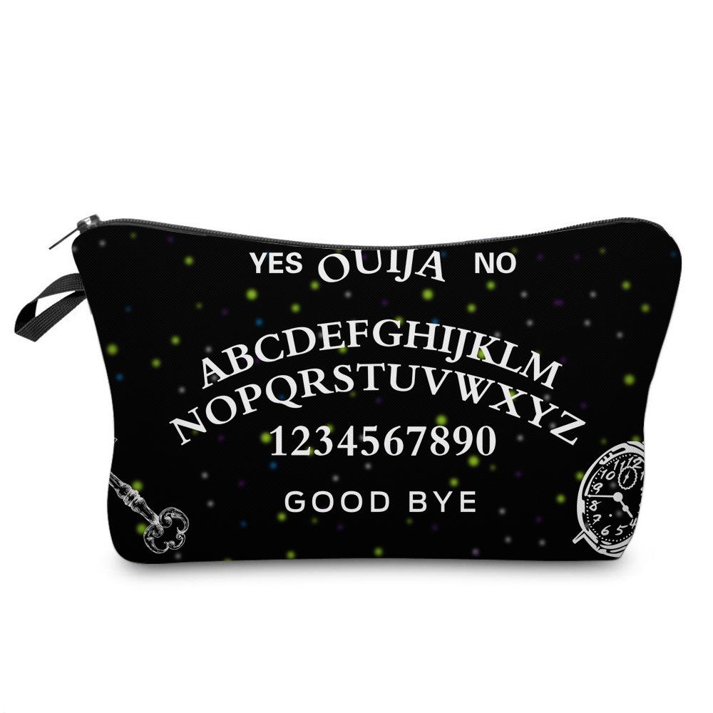 

3D Printed Waterproof Starry Sky Makeup Clutch - Multi-functional Storage Bag for Women