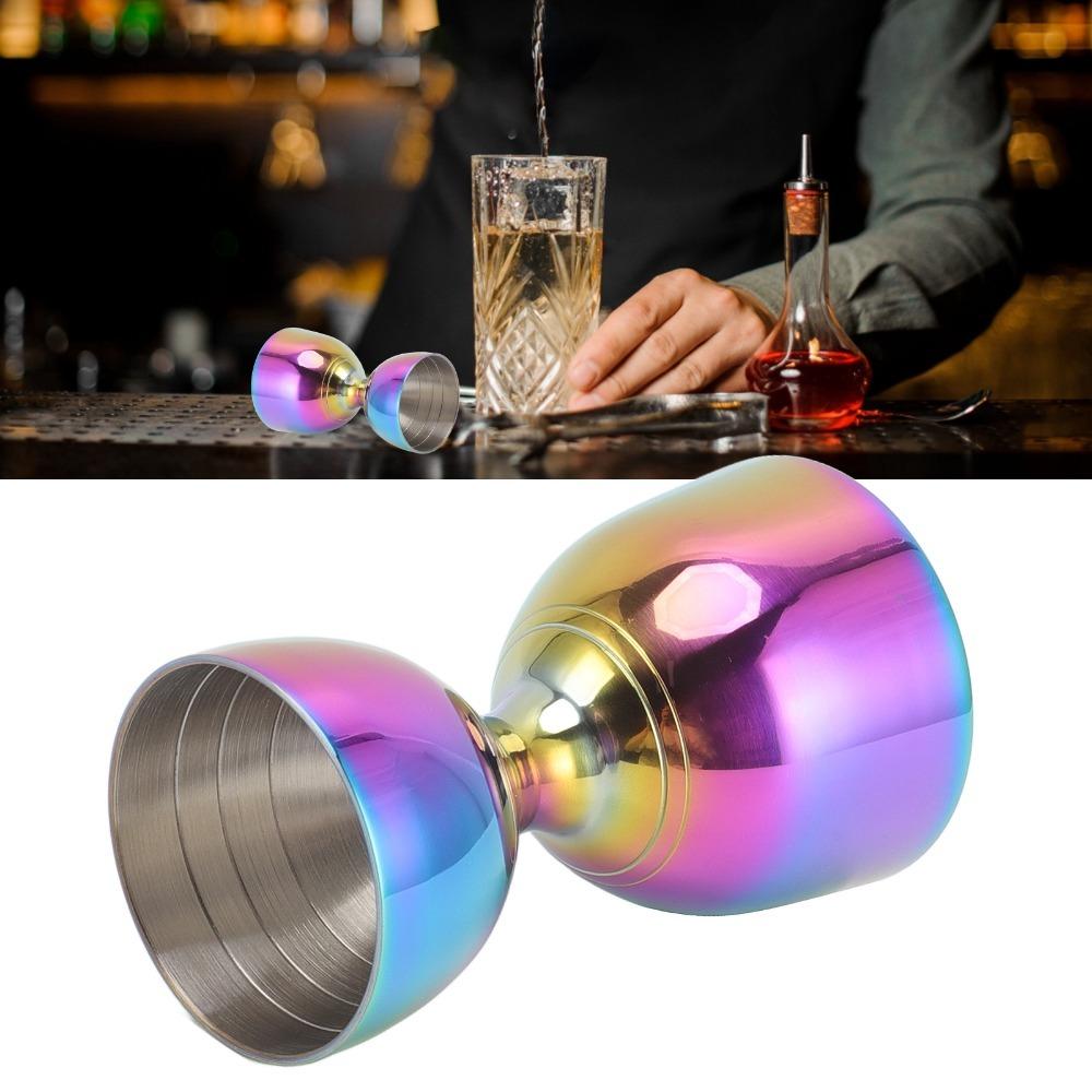 Stainless Steel Cocktail Jigger Wide Opening Alcohol Measuring Tools  For Cocktail Liquor