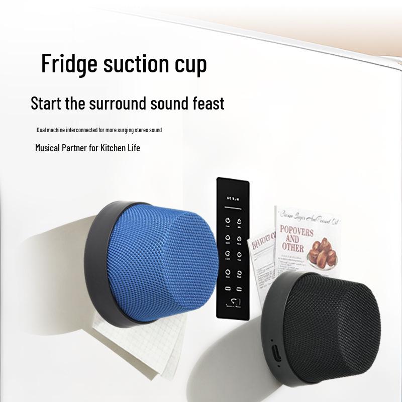 Magnetic Bluetooth Mini Speaker & Phone Holder with High-Quality Subwoofer