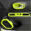 For Jeep Renegade 15-2023 Light Green Inner Door Handle Bowl Frame Trim 4pcs