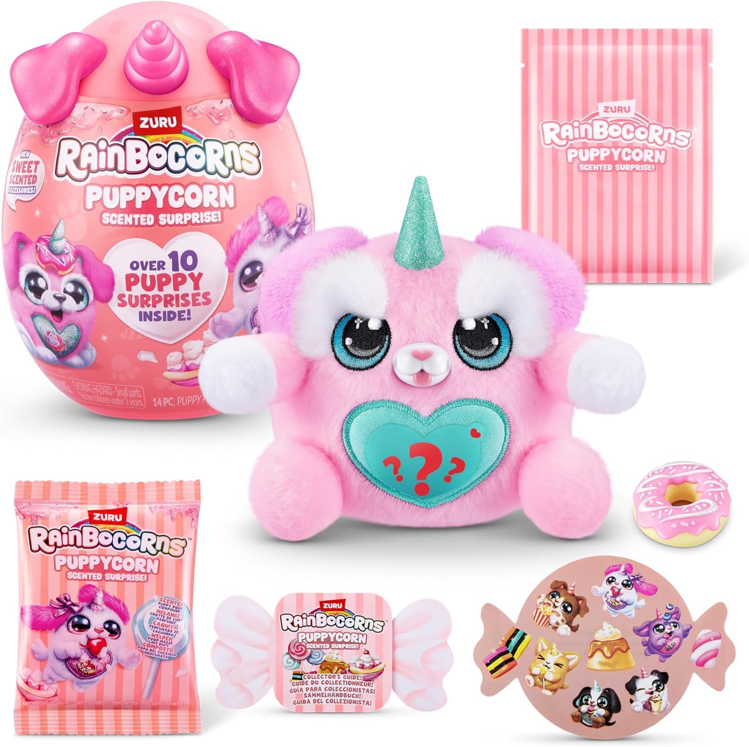 

Rainbocorns Puppycorn Цуценя Сюрприз Яйце Плюшева Іграшка (Schnauzer) [Використано]
