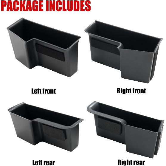 Mabett Door Handle Storage Organizer For Ford Maverick -2025 Accessories, Door Handle Armrest Ert Tray Box Fit Maverick (Front Doors+Rear Doors Set)