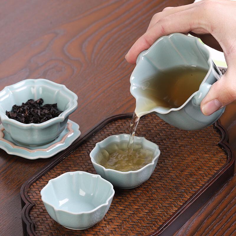 Ru Kiln Quick Cup Travel Tea Set