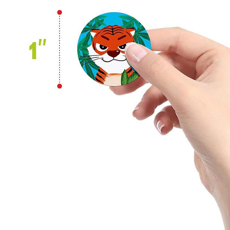 500pcs Zoo Animals Cartoon Stickers for Kids