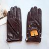 Summer Driving Women's Genuine Leather Driver Gloves Thin Style Unlined Fashion New Motorcycle Riding Color Sheepskin Gloves