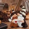 Christmas Couples Gnome Resin Figurine Set Home Decor Gift For Holiday Celebrations