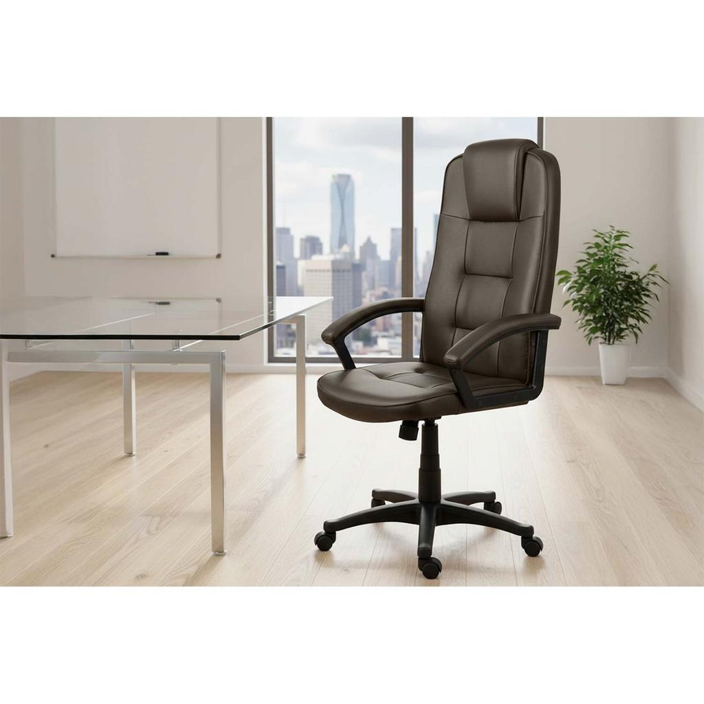 Sofotel Dark Brown Swivel Office Chair