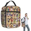 Hetalia Gruppe Isolierte Lunchtasche für Damen Kinder Auslaufsichere Lebensmittelbehälter Thermische Lunchbox Tragetasche