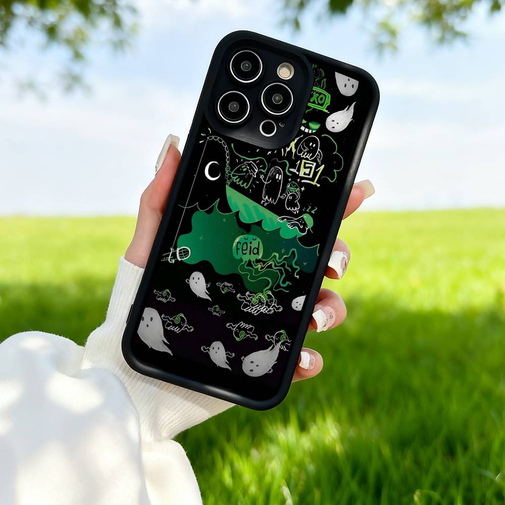 

Singer F-Feid Ferxxo Silicone Soft Phone Case For IPhone 17 Pro Max 16 Pro 15 14 13 12 11 17 Air 16E Plus Soft Cover iPhone 14 plus
