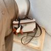 Large-capacity Versatile Casual Small Horse-shaped Handbag with A Slanted Shoulder Strap, Small Square Bag