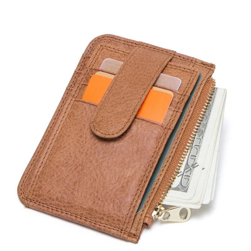 Fashionable Casual Pickup Bag Card Holder Multifunctional Buckle Zipper Ultra-thin Small Coin Purse