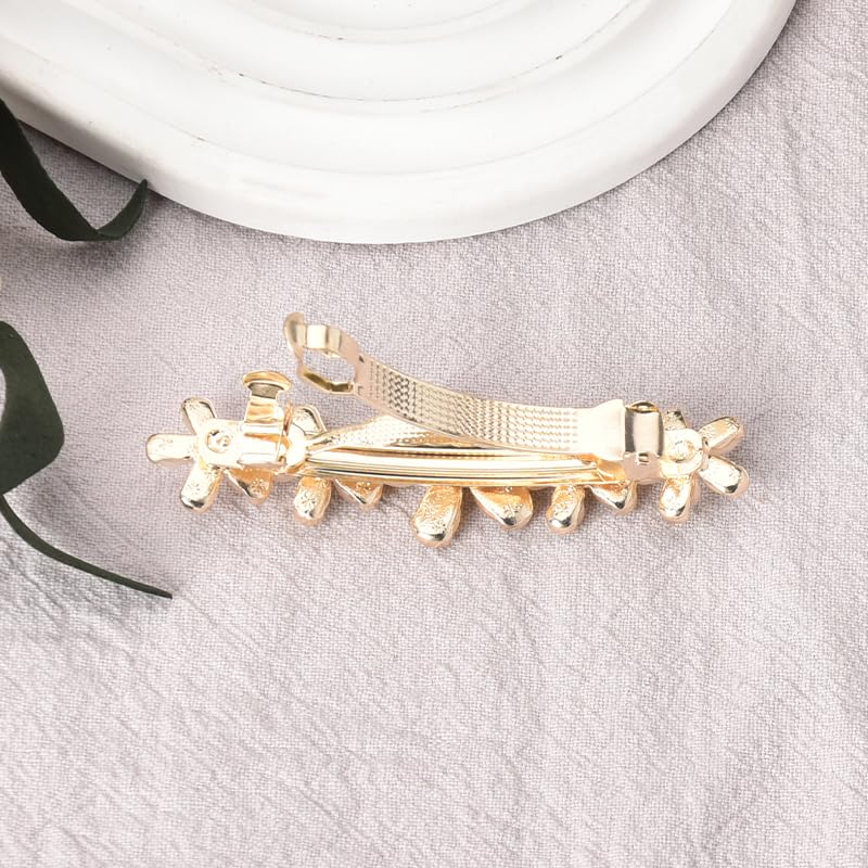 Flower Hair Clips for Women Vintage Hair Barrettes Hairpin Fashion Spring Hair Clip Pin Elegant Hair Claw Clamps Floral Hair Accessories for Girls