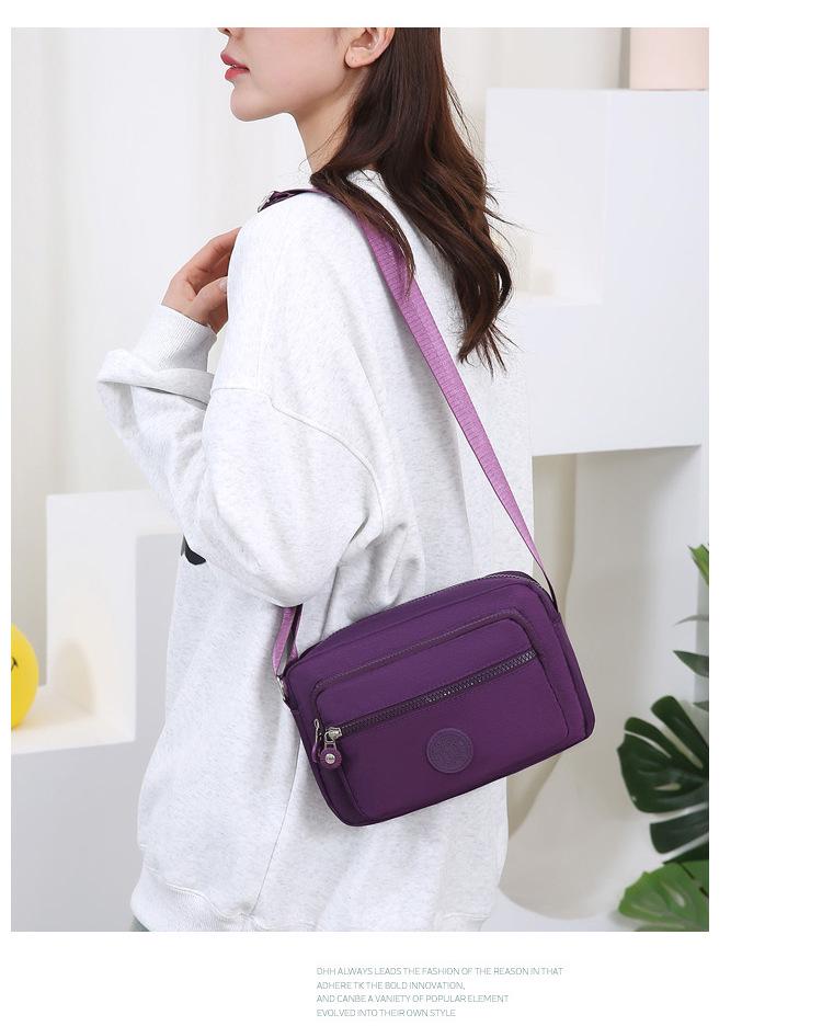 Borsa a Spalla in Tela Oxford Impermeabile – Grande Capacità, Leggera a Tracolla per Donne