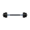 Bituminous Adjustable Dumbbell 1X20Kg For Exercises With Weight Bar And Connector Rebel