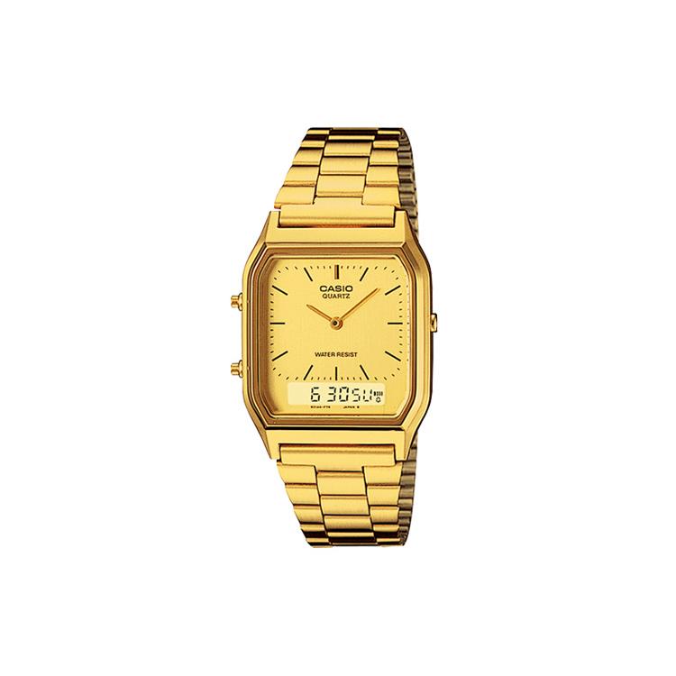 CASIO G-Shock AQ-230GA-9D 38.8mm Gold Watch AQ-230GA-9D AQ-230GA-9D Gold