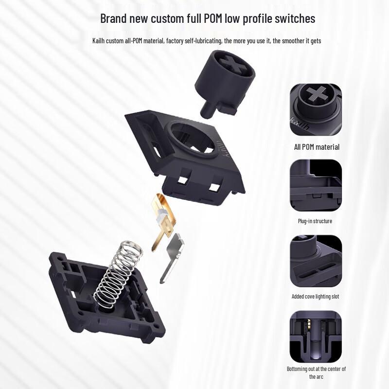 LOFREE Flow 100-Key Dual-Mode Low-Profile Mechanical Keyboard