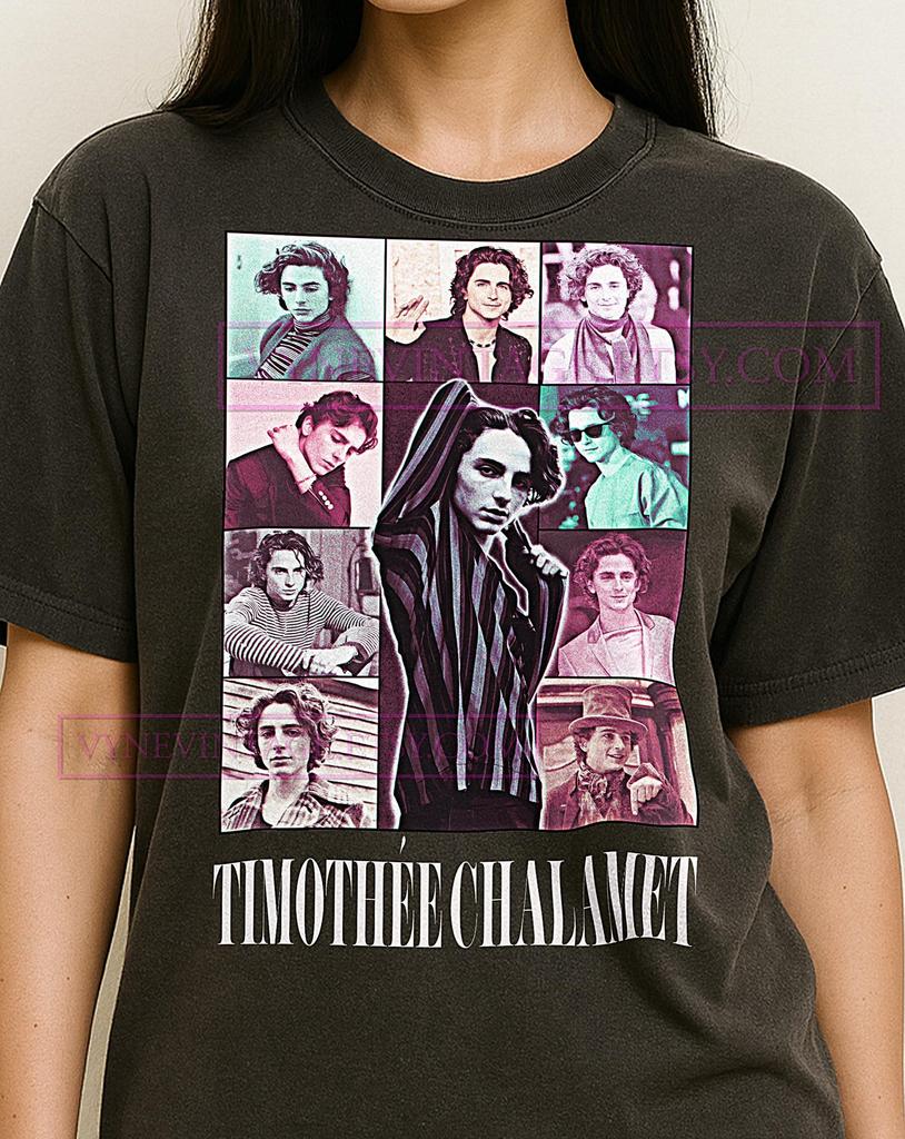 Timothee Chalamet Shirt, 90s Vintage Retro Bootleg Timothee Chalamet T-Shirt, Hollywood Heartthrob Tee, Sci-Fi Actor Fan Shirt
