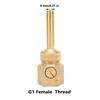 G1/2 / G3/4 / G1 Female Thread Fountain Nozzle Gold Brass Pond Sprinkler Adjustable Easy Installation Fountain Direction Jet
