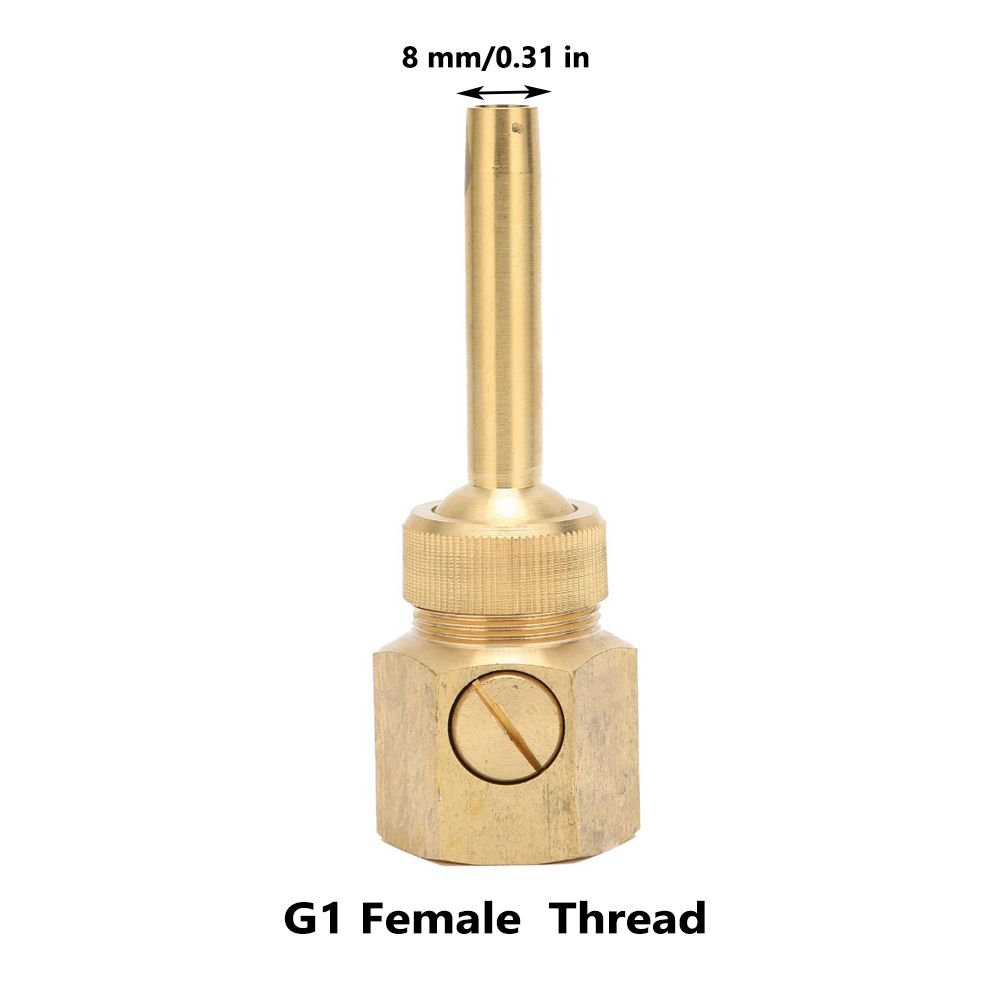 G1/2 / G3/4 / G1 Female Thread Fountain Nozzle Gold Brass Pond Sprinkler Adjustable Easy Installation Fountain Direction Jet