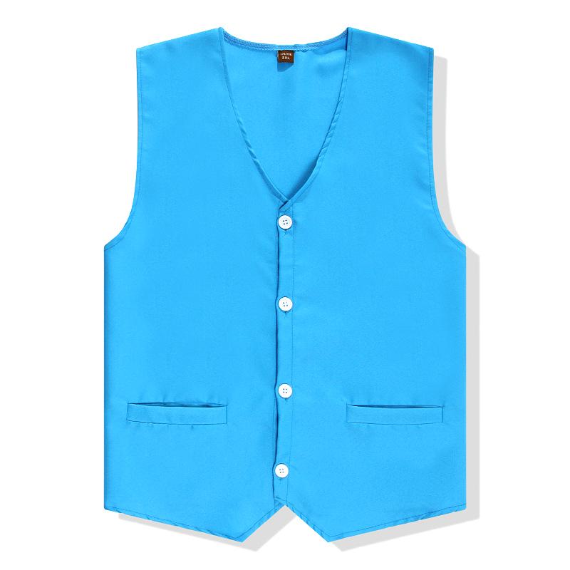 Customizable Single-Breasted Outdoor Volunteer Vest with Text & Logo Options