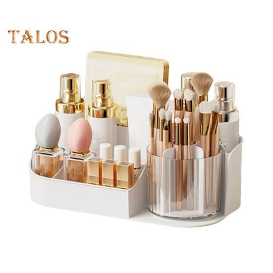 

2-уровневый ящик для хранения косметики, органайзер для ванной комнаты, большая вместимость, простая сборка, многоцелевой органайзер для косметики Single Layer белый