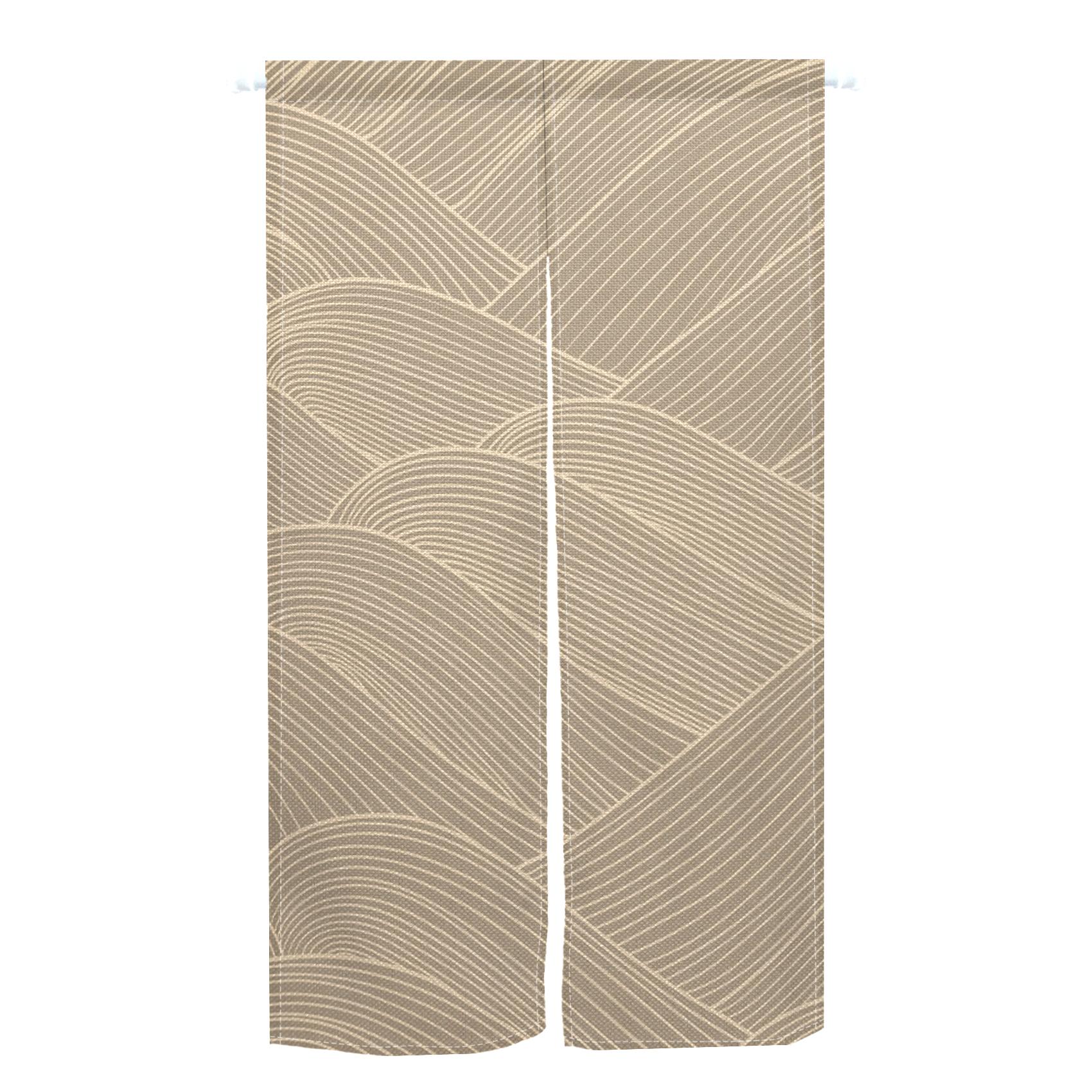 

Japanese Style Noren Door Curtains Mountain Izakaya Dining Room Partition Linen Doorway Curtain Kitchen Entrance Half Curtain 70x120cm