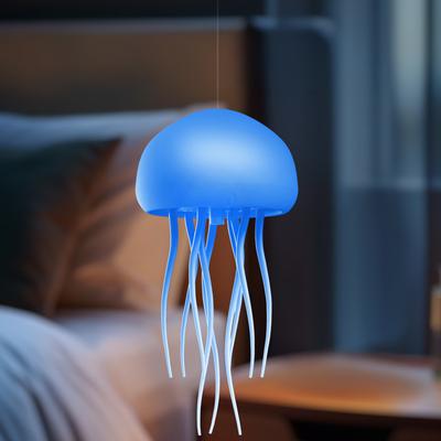 Gradient Intelligent Voice-Controlled Jellyfish Light Smart Touch Foot Bedroom Atmosphere Light Type-C Charging
