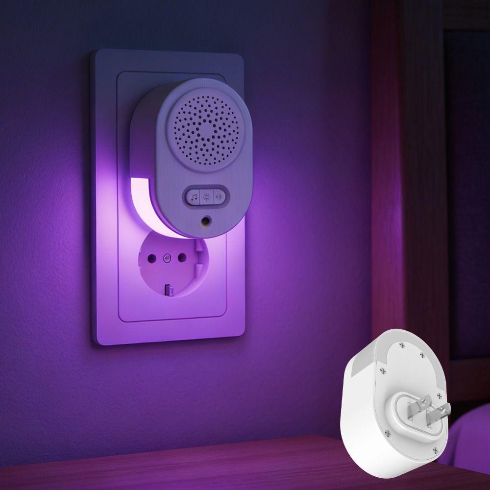 Dimmable LED Night Light White Noise RGB Color Motion Sensor Ambient Lamp